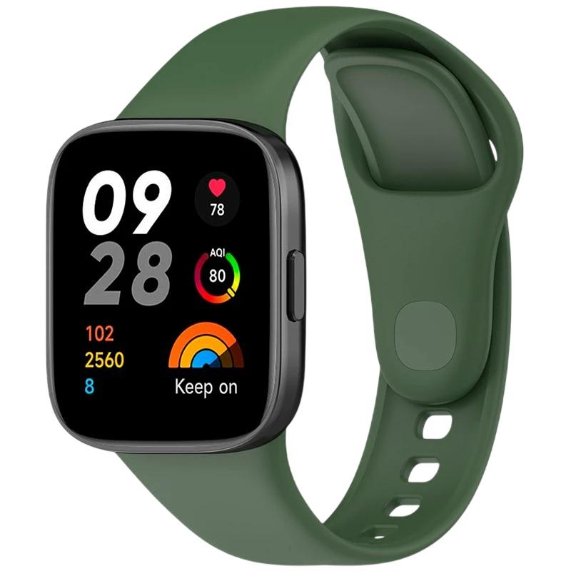 Pulseira de silicone Xiaomi Redmi Watch 3 Verde - Image 1