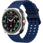 Pulseira de silicone Samsung Galaxy Watch Ultra Azul Escuro