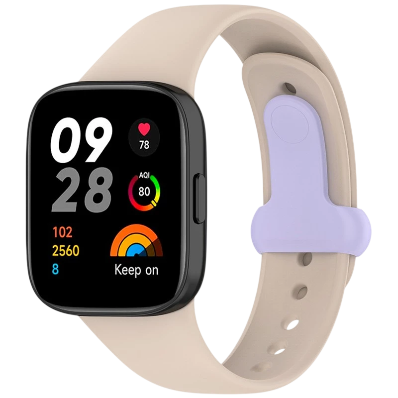 Pulseira de silicone Xiaomi Redmi Watch 3 Sports Marfim - Image 1