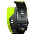 Pulseira Universal Stripe 22mm para Smartwatch Xiaomi/Amazfit/Samsung/Huawei/Realme/Ticwatch Preto e Verde