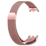 Pulseira Milanesa Magnética Xiaomi Mi Smart Band 9 / Mi Smart Band 8 Dourado Rosa