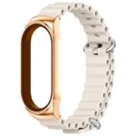 Pulseira Xiaomi Mi Smart Band 6 / Mi Band 5 / Amazfit Band 5 Wave Bege