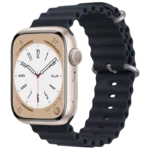 Pulseira Apple Watch 38/40/41mm Wave Preto