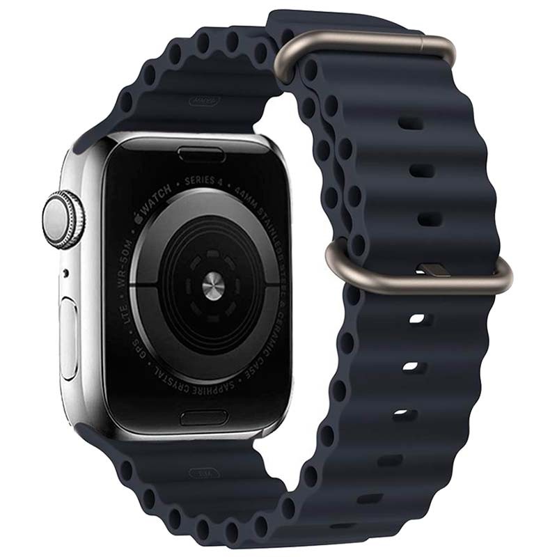 Pulseira Apple Watch 38/40/41mm Wave Preto - Image 2