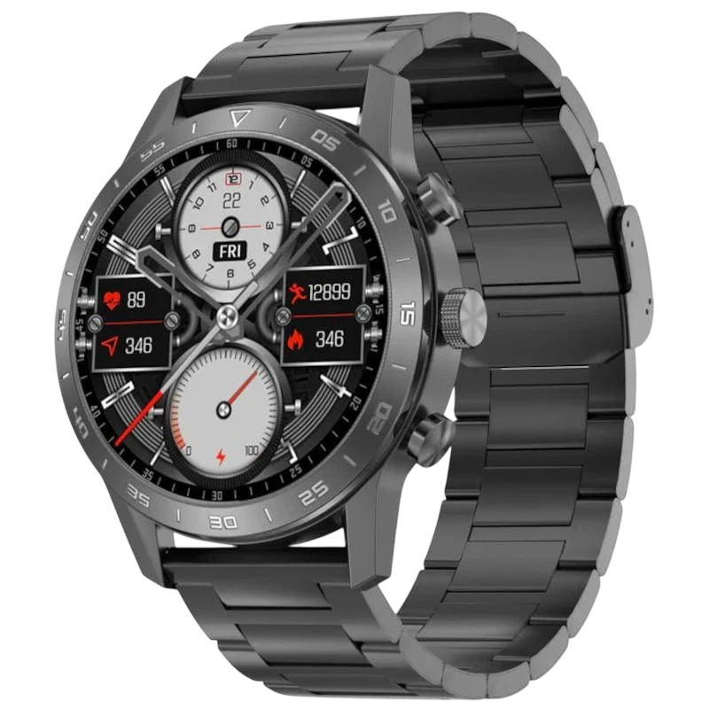 DT NO.1 DT70+ Bracelete metálica Preto - Relógio inteligente - Image 1