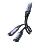 Adaptador Joyroom 2 em 1 de USB-C para 2x USB-C