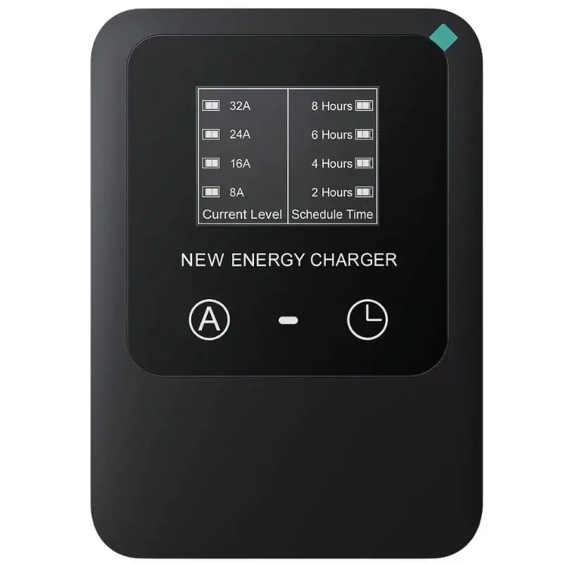 Carregador para carro elétrico com estação de carregamento 32A / 22KW / trifásico / 5M / LCD - EV Tipo 2 - Image 2