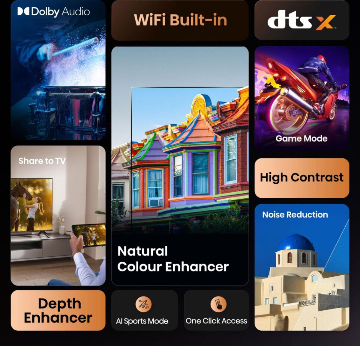Hisense 40 40A4Q FullHD LED SmartTV WiFi - Image 5