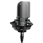 Fifine K726 Microfone XLR Preto para Gravação e Streaming no PC