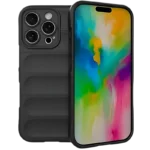 Capa de silicone Wave para iPhone 16 Preto
