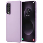 Capa Samsung Galaxy S25 Edge Square Liquid Premium Lavanda