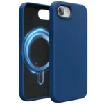 Capa Macia Magsafe Compatível iPhone 17e/16e 6.1" Azul