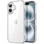 Capa Antichoques Premium para iPhone 16 6.1 Acrílico Anti-Amarelo Transparente