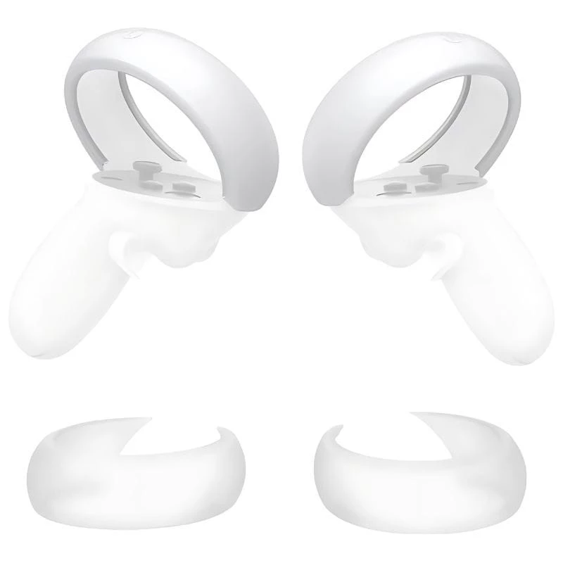 Protetor de controlo Kiwi Design Q26-2.1 para Meta Quest 2 Branco - Image 1