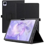 Capa Inteligente de PU Blackview MEGA 1 com Suporte Preto