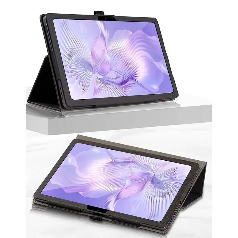 Capa Inteligente de PU Blackview MEGA 1 com Suporte Preto - Image 2