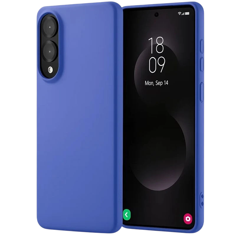 Capa Samsung Galaxy S25 Edge Square Liquid Premium Azul - Image 1