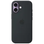 Capa de silicone com Magsafe para iPhone 17 - Preto