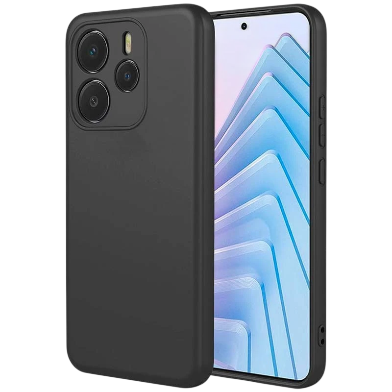 Capa Xiaomi Redmi Note 14 4G Square Liquid Premium Preto - Image 1