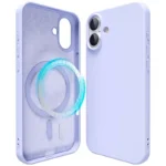 Capa Macia Magsafe Compatível iPhone 16 6.1" Lavanda