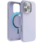 Capa Macia Magsafe Compatível iPhone 16 Pro Lavanda
