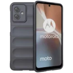 Capa de silicone Wave Motorola Moto G54 Cinzento