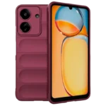 Capa de silicone Wave Xiaomi Redmi 13C / Poco C65 / Poco M6 5G Borgonha