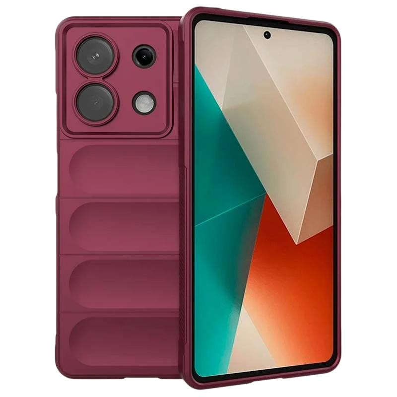 Capa de silicone Wave Xiaomi Redmi Note 13 5G Borgonha - Image 1