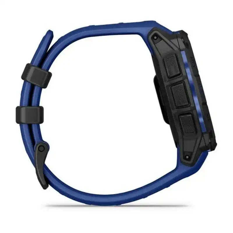 Garmin Instinct 3 AMOLED 45 mm Preto com Correia Azul - Image 4