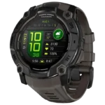 Garmin Instinct 3 AMOLED 50mm Preto com Bracelete Carvão - Smartwatch com GPS