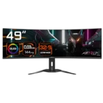 Gigabyte AORUS CO49DQ 49 WDQHD OLED UltraWide Curvo 144 Hz FreeSync Premium Pro Preto