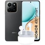 Honor 400 Smart 4G 4GB/128GB Preto + PRESENTE Honor Earbuds Choice X7 Lite
