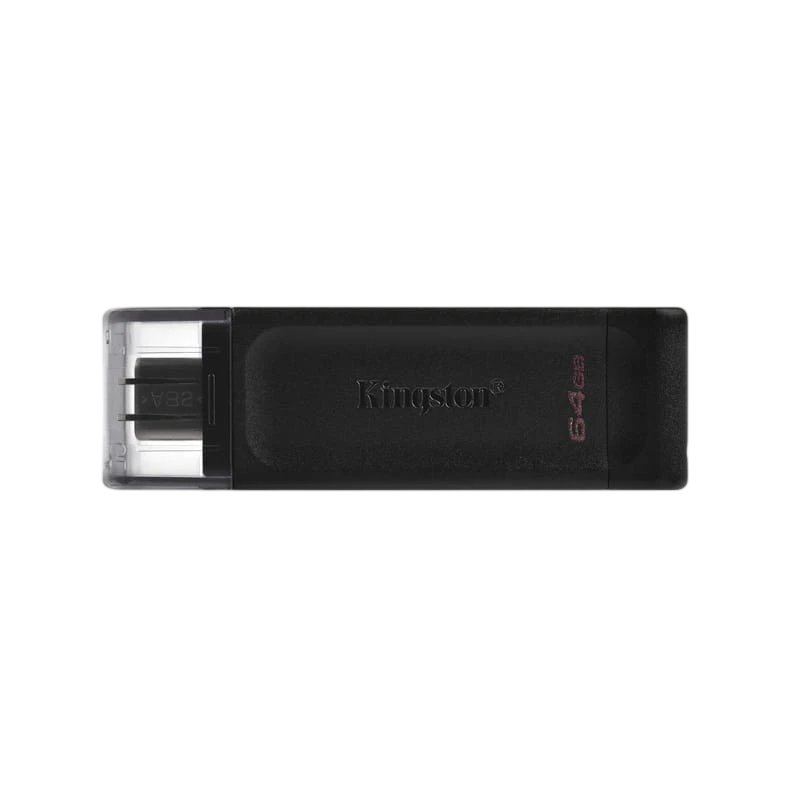 Kingston DataTraveler 70 64 GB USB Tipo C 3.2 Gen 1 Preto - Image 1