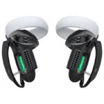 Capas de proteção com pega Kiwi Design Q1 PRO-2.2 com protetor de bateria para Meta Quest 2 Preto