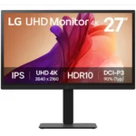 LG 27BA45U-B  27" 4K Ultra HD HDR10 Preto - Monitor de PC