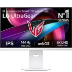 LG 32G810SA-W.AEU 32" 4K Ultra HD LCD IPS 144 Hz 1 ms G-Sync FreeSync AI Picture AI Sound - Monitor para PC