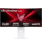 LG 34GX90SA-W 34" Wide Quad HD OLED Branco - Monitor Curvo