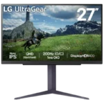 LG 27GS85Q-B 27 2K QHD IPS 200 Hz G-Sync Preto