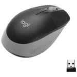 Logitech M190 Wireless 1000 DPI Preto Cinza