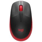 Logitech M190 Preto/Vermelho - 1000 DPI