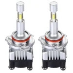 LR R8 - Lâmpada LED dupla de 4 lados H4 para carro