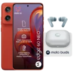 Motorola Edge 60 Neo 5G Poinciana 256 GB 6,36 Super HD 8 GB de RAM Processador Dimensity 7400 + Auriculares Moto Buds
