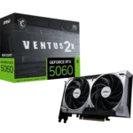 MSI GeForce RTX 5060 8G VENTUS 2X OC NVIDIA 8 GB GDDR7 - Placa gráfica