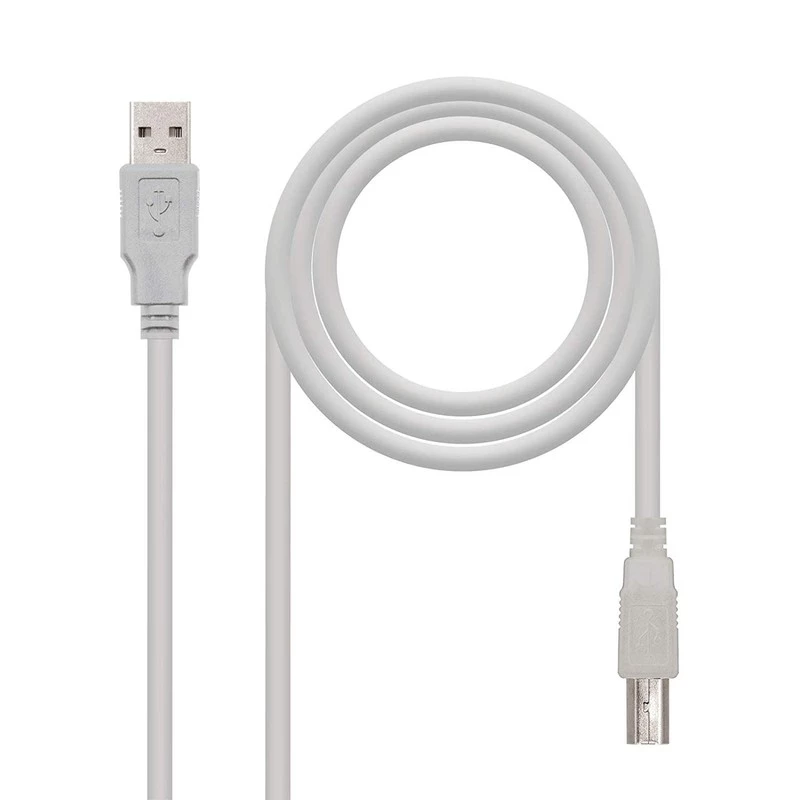Nanocable - Cabo USB 2.0 Impressora 3M Bege - Image 1