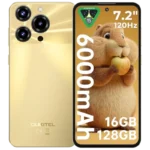 Oukitel C69 512 GB Dourado Bateria de 6000 mAh 8 GB de RAM Android 15 com Gemini AI