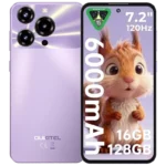 Oukitel C69 128 GB Roxo Ecrã de 7,2" 4 GB de RAM Bateria de 6000 mAh