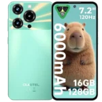 Oukitel C69 512 GB Verde Ecrã de 7,2" 8 GB de RAM Android 15 com Gemini AI