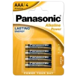 Pack 4x Baterias AAA Panasonic LR03APB