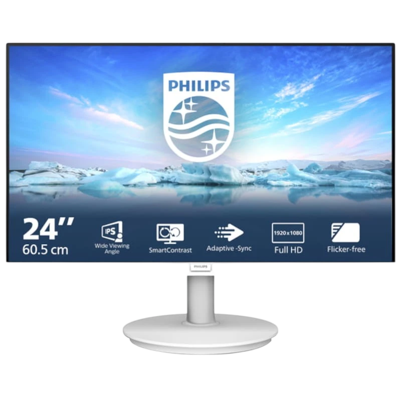 Philips V Line 241V8AW/00 23.8 IPS Full Branco - Image 1