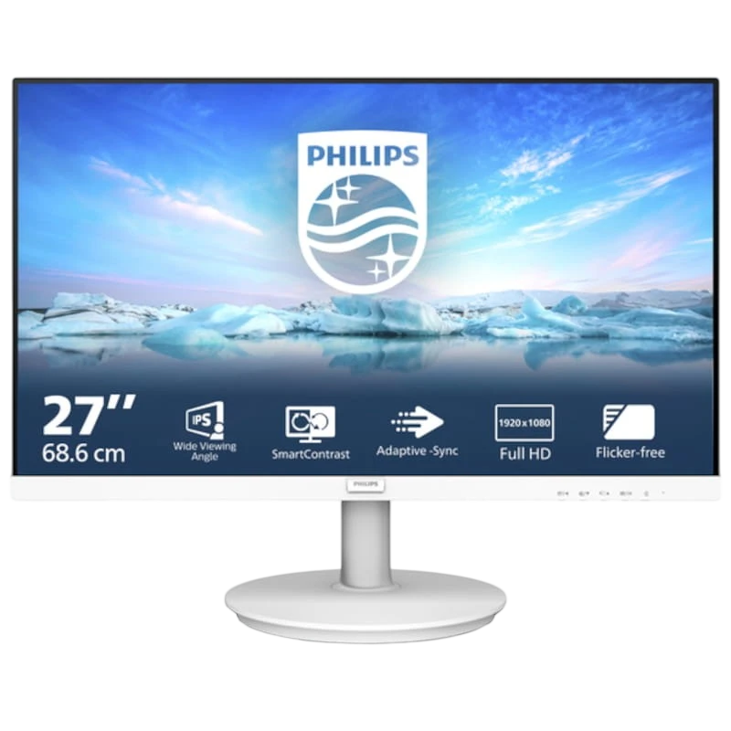 Philips V Line 271V8AW/00 27 FullHD IPS Branco - Image 1